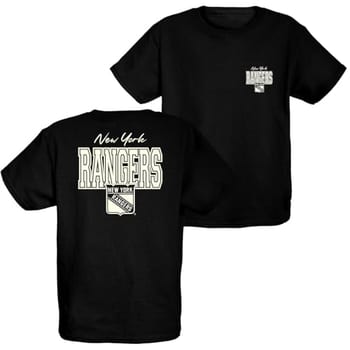 Blue 84 Camiseta juvenil unissex infantil oficialmente licenciada pela NHL Pop Echo preta