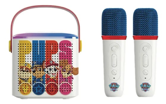 Caixa De Som Bluetooth Karaokê Infantil Patrulha Canina