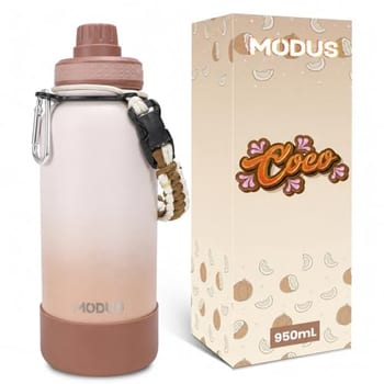 MODUS 950mL Garrafa de Água Térmica Esportiva Inox Isolada a Vácuo