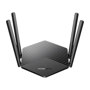 Mercusys MR80X V4 Roteador Wi-Fi 6 AX3000 Dual Band, 4 Portas Gigabit, 4 Antenas, EasyMesh, Cobertura de até 180 m² e Conexão para até 100