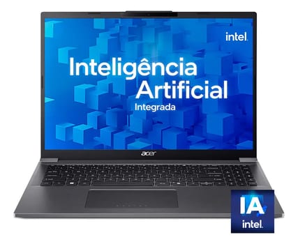Notebook Touchscreen Acer Aspire A16-71MT-75Z5 Com IA Intel® Core™ Ultra 7 155U 16GB RAM 512SSD 16” Windows 11