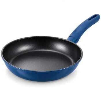 Frigideira Azul 24cm 1,5L com Revestimento Cerâmico Antiaderente, Cabo Soft Touch, Fundo para Indução, Gás, Elétrico e Cerâmico