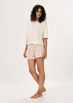Pijama Curto Feminino Box Estampado Hering