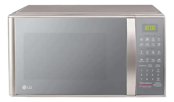 Micro-ondas LG 30L Prata Limpa Fácil - 127V