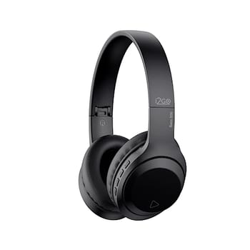 I2GO, Headphone Bass 300, Bluetooth, Microfone Integrado, Controle Multimídia, Até 10h de bateria, Tecnologia Dual Connect, Entrada cabo auxiliar P2