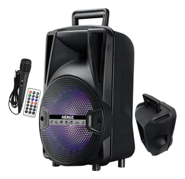 Caixa De Som Bluetooth Grande Alto Falante 8 1000w Pmpo Saida 10w