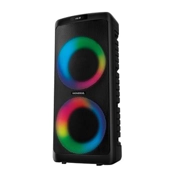 MONDIAL Caixa de Som Party Box, Preto, 600W, Bivolt - PBX-600-A
