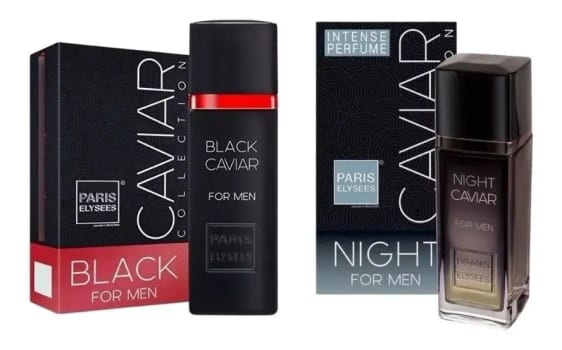 Kit Paris Elysees Black & Night Caviar Edt - 100 Ml