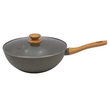 Mimo Style Frigideira Wok Style Cook Esmeralda, Compatível com Fogão por Indulçao 28cm