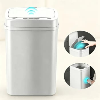 Lixeira Inteligente Sensorizada de 16 L para Cozinha e Banheiro