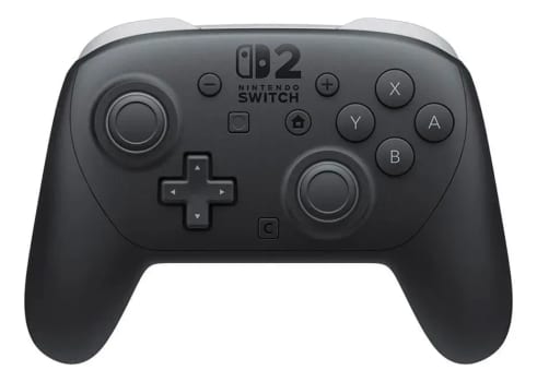 Controle Nintendo Pro Para Nintendo Switch 2, Preto E Branco
