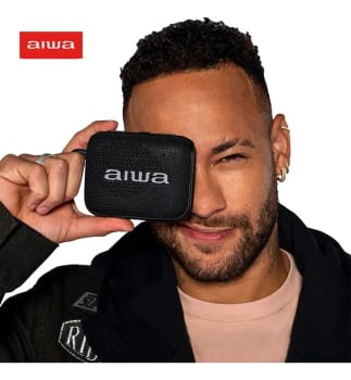 Caixa De Som Speaker Aiwa AWS-SP-07-B 7w Bluetooth Ipx6 Preto