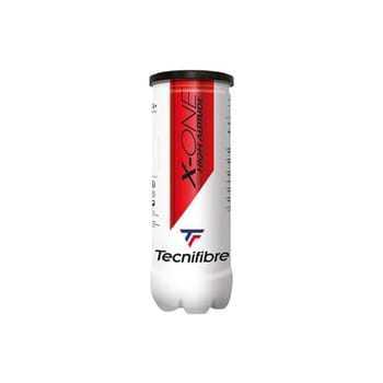 Tubo De Bola De Tenis XOne Com 3 Bolas Amarela Tecnifibre