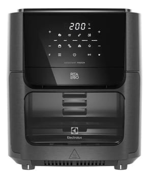 Air Fryer Forno 5 em 1 12L 1700W Digital 1 Bandeja Antiaderente 5 modos preparo 7 Receitas Programadas Aviso Sonoro Fritadeira Elétrica sem Óleo Forno