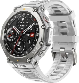 Relógio inteligente T-Rex 3 with 48mm, GPS (with Privacy), Mapas Offline, Long Battery Life,328 Feet Water-Resistant, 170 Modos Fitness/Sport, AI