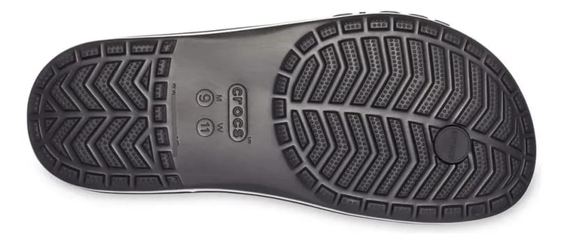 Chinelo Crocs Bayaband Flip Black/white