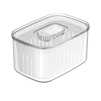 Ou Organizador com Cesto 650ml Transparente Linha Clear Fresh