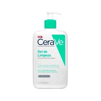 CeraVe Gel de Limpeza Facial para Pele Normal e Oleosa com 3 Ceramidas 454g