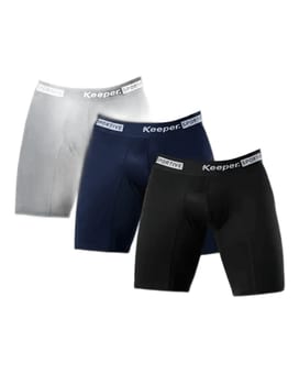 Kit 3 Cuecas Longleg Anti Assadura Masculina Shorts Esportes