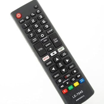 Controle Remoto Universal Com Teclas Funcionais Para Aplicativo Compatível Com Modelos LG Smart LED LCD 4k (Modelo SKY-8035 / LE-7045) AKB75095315
