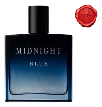 Perfume Masculino Midnight Blue 100ml Alta Performance