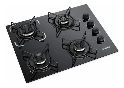Cooktop Itatiaia Essencial 4 Bocas cor Preto