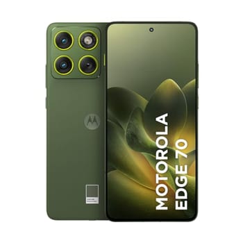 Smartphone Motorola Edge 70 5G - 512GB 24GB (12GB RAM + 12GB RAM Boost), Ultrafino, 3 cameras 50MP, Tela 1.5K extreme Amoled 120hz - Bronze Green