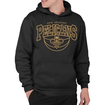 Junk Food Pulôver masculino padrão x monocromático - oficialmente licenciado pela NBA, adulto, pulôver com capuz feminino