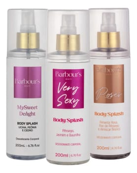 3 Body Splash Very Sexy Delight Roses Barbour's Beauty