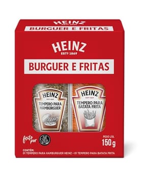 Heinz Kit Temperos para Hambúrguer e Batata 150g
