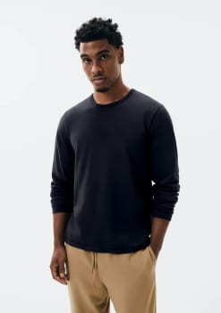 Camiseta Básica Masculina Slim Manga Longa Hering