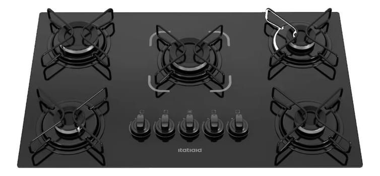 Cooktop Itatiaia Essencial 5 Bocas Preto