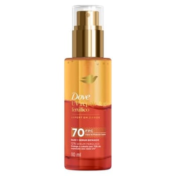 Dove Óleo e Sérum Bifásico UV Repair & Glow + Ferúlico 110ml