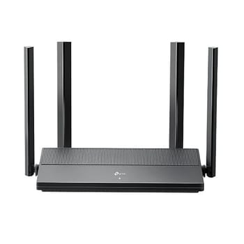 TP-Link EX1500 Roteador Wi-Fi 6 AX1500 banda dupla, 4 portas gigabit, cobertura até 140 m², 60 dispositivos, configuração em 3 etapas, EasyMesh, baixa