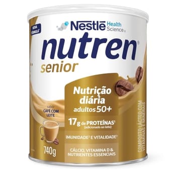 Complemento Alimentar Nutren Senior, Café com Leite, 740g