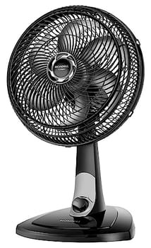 MONDIAL Ventilador de Mesa 30cm Turbo, Preto/Prata, 60W, 220V - VT-30-NB