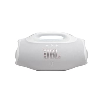 Caixa de Som JBL Boombox 4 Bluetooth, Branca | Som JBL Pro, AI Sound Boost, Graves Personalizáveis, Bateria de até 34h, IP68, Áudio Lossless