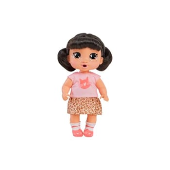 Baby Alive, Boneca, Minha Melhor Amiga, Katie Kat - Cabelos Pretos, Acessórios Inclusos, 28 cm - A partir de 3 Anos