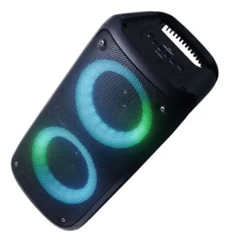 Super Caixa De Som Completa Amplificada 200w 40 Cm De Altura Cor Preto