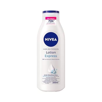 NIVEA Loção Hidratante Corporal Lotion Express - Loção Hidratante com textura leve que hidrata profundamente, protege do ressecamento e auxilia na