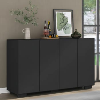 Buffet Aparador para Sala de Jantar Multimóveis MP1092 Preto