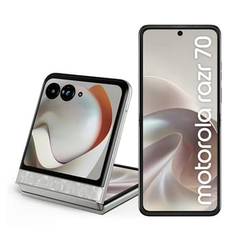 Smartphone Motorola Razr 70 5g - 256gb 8gb Ram+16gb Ram Boost, Tela Externa 3.6 E Tela Interna 6.9 Extreme Amoled 120hz - Branco Perolado