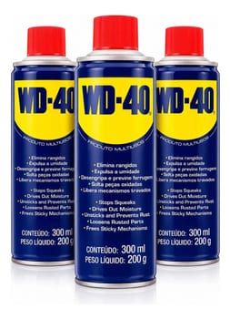 3 Und Wd40 Spray Produto Multiuso Lubrifica Desengripa 300ml
