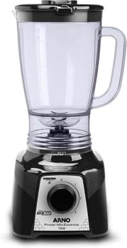 Liquidificador Arno Power Mix 700w Lq19, Preto, Jarra De 2,4l, 4 Lâminas Afiamax 18% Mais Afiadas, 3 Velocidades, Alta Durabilidade E Desempenho