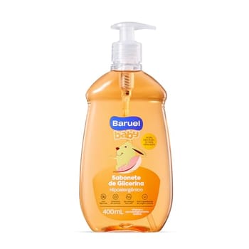 Sabonete Líquido Bebê Glicerina 400ml – Baruel Baby