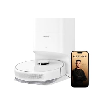 DREAME D10 Plus Gen 2 Robô Aspirador e Mopa com Base de Autolimpeza para 90 Dias de Limpeza, Sucção de 6000 Pa e Navegação LiDAR, Desvio de