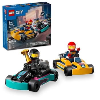 LEGO Set City Great Vehicles Carros de Karting e Pilotos 60400 (99 Peças)