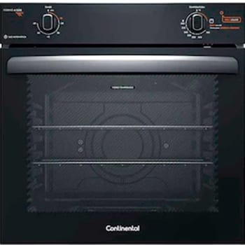 Continental Forno de Embutir a Gás OC8GM com TOPLimpaFácil Grill e Timer Preto 80 Litros com Grill a Gás Embutir 1800W 56x53x59 cm 24,5 kg