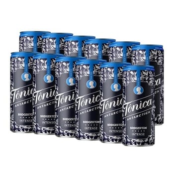 Água Tônica Antarctica, Intense, Lata 350ml, Pack com 12 unidades