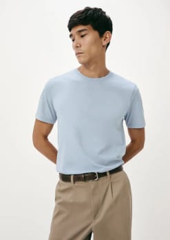Camiseta Básica Masculina Manga Curta Regular World